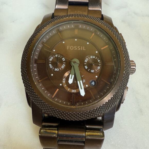 Fossil Machine Chronograph Stainless Steel Watch FS4661 - Picture 1 of 6